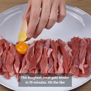 The toughest meat is tenderized in 10 minutes! Meat that melts in your mouth Details in the first comment | Recipes by Mamas