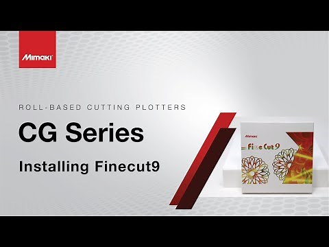 CG Series: Installing Finecut9