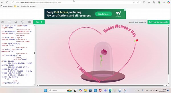 happy women's day 20/10❤️ (một chiếc code lụm được trên tiktok ) #xiaohongshu #xh #tiktokviral #sunshine #foryoupage #love #happywomensday