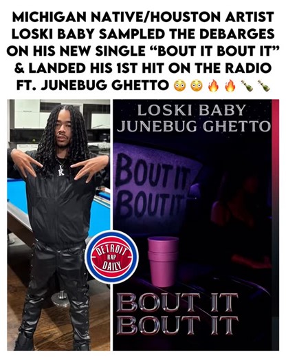 DRD | Detroit Rap Daily on Instagram: "Congratulations @loskibabyy & @junebug_ghetto for Remixing This CLASSIC Into Another HIT “BOUT IT BOUT IT“ Out Now‼️😮‍💨🔥 Produced By @officialfr33 🎹💿💐"