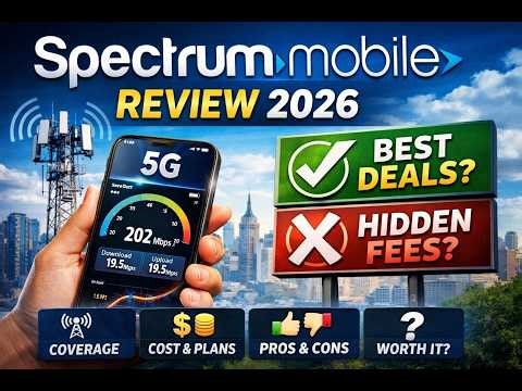 Spectrum Mobile Review 2026: Plans, Coverage, Pricing & Pros and Cons