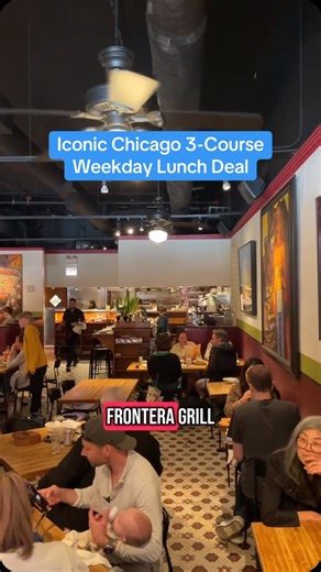Rick Bayless’ iconic Chicago restaurant, Frontera, has a must try lunch special. 3 Michelin Bib Gourmand quality courses for $32 - perfect for weekdays and workdays @fronteragrill | bored_in_chicago