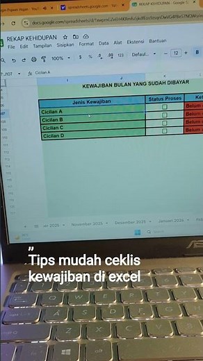 Easy Ways to Create a Checklist in Excel || #BinsShorts