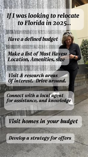If I were relocating to Florida in 2025… ☀️🏡 💰 Have a budget in mind 🚗 Explore neighborhoods talk to locals 📝 Make your must-have list (location, amenities, size) 🤝 Connect with a local agent who knows the area 🏠 Tour homes that fit your goals 📋 Develop a strategy for offers — don’t go at it alone 👉 Thinking about your move? Let’s make it stress-free — text MOVE to 561-371-1107 for my free relocation guide 🌴 #FloridaLiving #RelocateToFlorida #TreasureCoastLiving #FloridaRealEstate #Movi