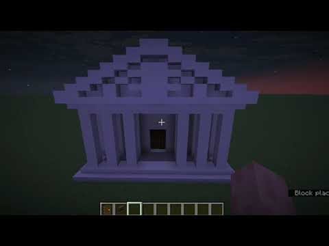 How to build a Greek Temple in Minecraft