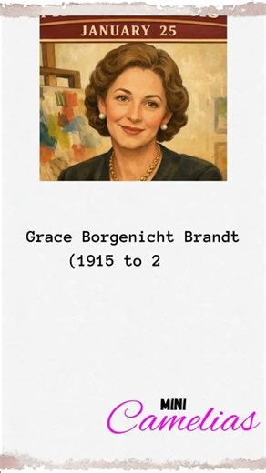 Grace Borgenicht Brandt quietly shaped American art by building the career. #minicamelias