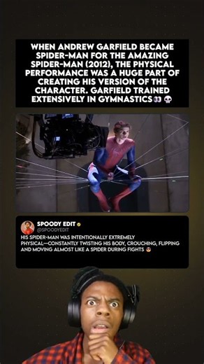 When Andrew Garfield became Spider-Man for The Amazing Spider-Man (2012)