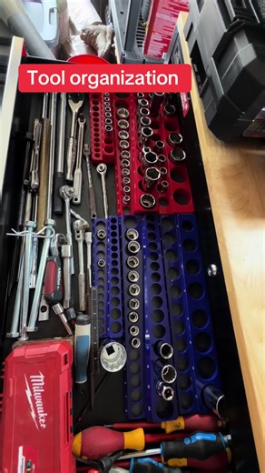 Magnetic Socket Organizer for Tool Organization