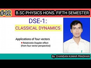 CLASSICAL DYNAMICS: Relativistic Doppler effect