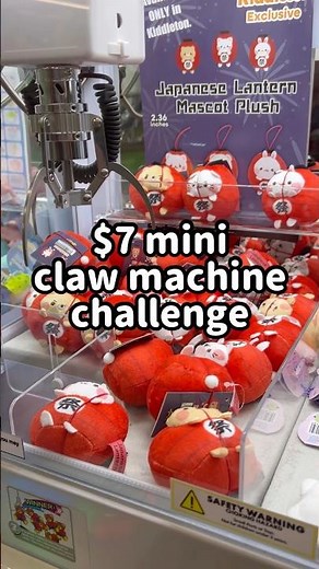 $7 MINI CLAW MACHINE CHALLENGE #clawmachine #donquijote