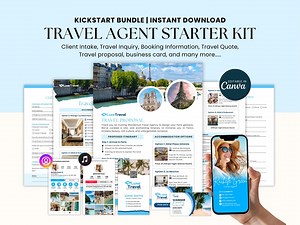 Travel Agent Forms Bundle, Travel Business Forms, Travel Inquiry, Booking Information, Travel Quote Form, Travel Invoice, Canva Templates - Etsy