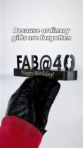 Gift idea for a birthday that goes beyond the ordinary.