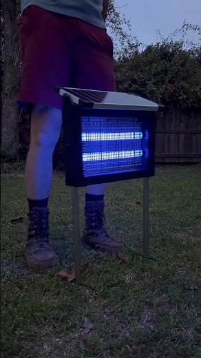 Solar Bug Zapper 4500V | Outdoor Mosquito Killer for Patio & Camping 🦟⚡