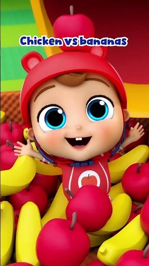 Apples and Bananas Song 🍎🍌 | Nursery Rhymes for kids - Little Angel
