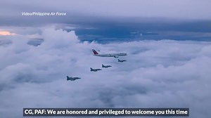 132K views · 9.5K reactions | PAF FIGHTER JETS ESCORT BBM'S FLIGHT...