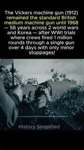 Vickers Bought Maxim's Company, Refined It, And Built The PERFECT Gun || WW2 #shorts #ww2
