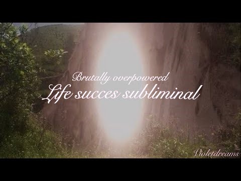 LIFE SUCCESS SUBLIMINAL | Brutally Overpowered Subliminal With Solar Plexus Activation