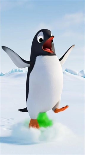 Farting Penguin #aivideo #real #animals #brainrot #funny #wildlife #fart #antarctica #globalwarming