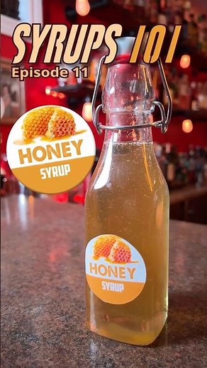 Syrups 101 - How to Make Honey Syrup at home 🍯