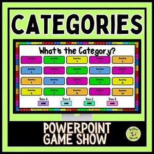 Categories Digital Game Show Language Powerpoint Activity
