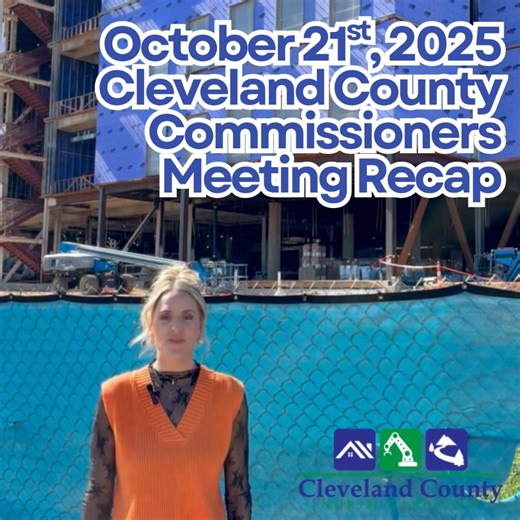 Here are the highlights from the October 21, 2025 Cleveland County Board of Commissioners meeting: ✅ Proclamation for Minority Enterprise Development Week 🏆 ✅ Justice Center funding approved — no property tax increase ✅ New landfill cell approved — funded by user fees, not taxes ✅ Progress toward a Consolidated Human Services Agency to strengthen community health and well-being The next meeting is Tuesday, November 18th at 6 PM. Learn more at clevelandcounty.com. #clevelandcountync #makingourco
