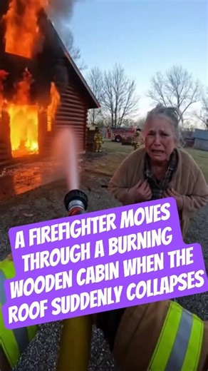 POV Fire Collapse 🔥🏚️