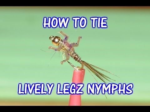 HOW TO TIE LIVELY LEGZ ON A FLY/ NYMPH