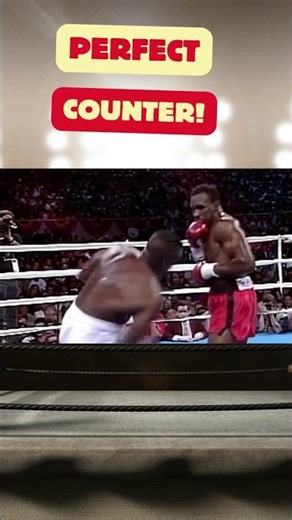 Holyfield Timed Him to Perfection! #boxing #boxinglegends