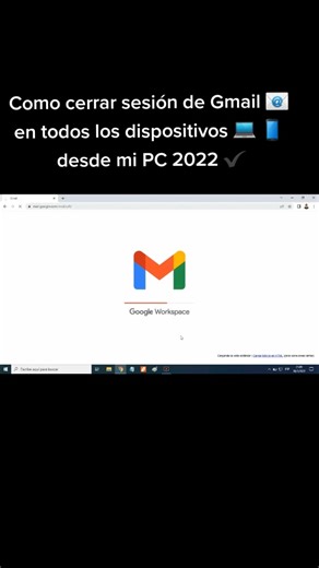Como cerrar sesión de Gmail 📧 en todos los dispositivos 💻 📱 desde mi PC 2022 ✔️ #jerryrv #gmail #GmailTutorial