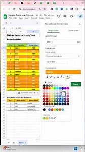 Belajar Conditional Formatting Custom Formula is #googlesheets #excel