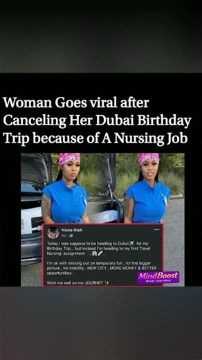 🔥👩‍⚕️She canceled Dubai for duty and we're standing up and applauding #shorts #viral #Priorities