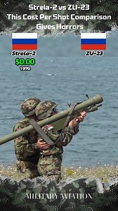 Strela-2 vs ZU-23 | This Comparison #army #military #training #reels #marines #ffyp #comparison | Military Aviation