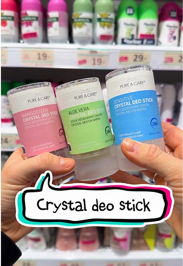 Naturlige krystalldeodorant fra Pure & Care