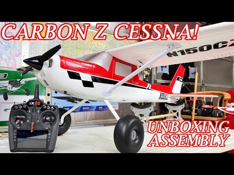 Unboxing BUILD of the Giant Scale CZ Cessna 150T 2.1M E-Flite Horizon Hobby @horizonhobby #eflite