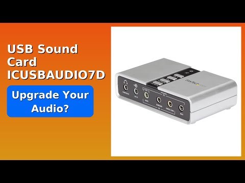 REVIEW (2026): USB Sound Card ICUSBAUDIO7D. Features.