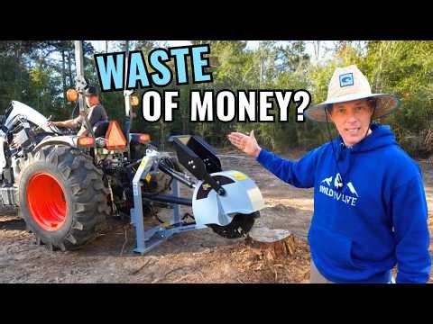 Testing My New Stump Grinder Didn’t Go as Planned