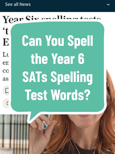Is the Year 6 SATs spelling test too obscure? Our new education secretary thinks so but can you spell the words from the 2026 Year 6 SATs test? #year6sats #grammar #english #spelling #teachersoftiktok