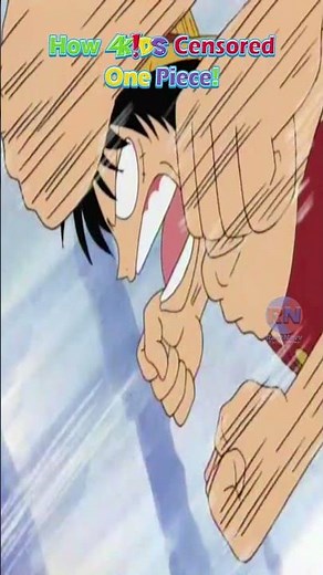 4Kids Censored Luffy's Gum Gum Gatling! | #4kids #onepiece censorship