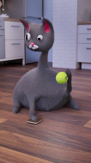 Noodle mad. #noodleandbun #catsoftiktok #cat #animation #kid #kidfriendlycontent