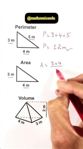 Math Magic: Find Perimeter, Area & Volume in 30 Seconds! 🔢✨
