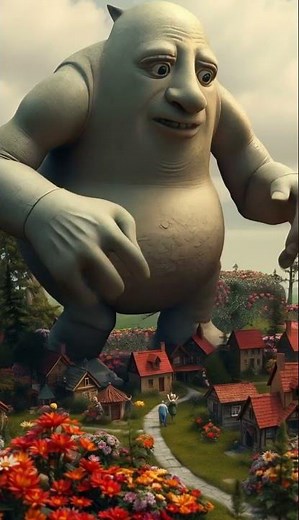 Giant Destruction: The City Crumbles Under the Giant's Power