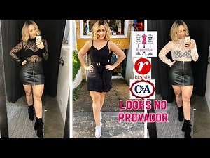 LOOKS NO PROVADOR RENNER, C&A E BEAUTY BAG!!