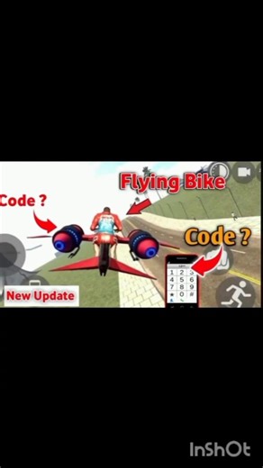 OMG! Flying Bike Cheat Code Revealed! 😱 #Shorts