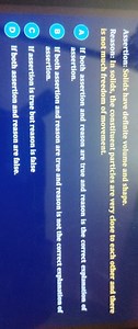 Assertion: Solids have definite volume and shape.Reason: In so... | Filo