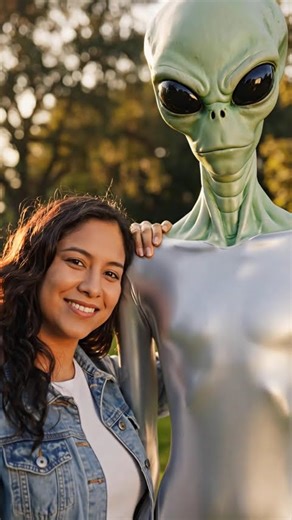 my mom have alien in the garden