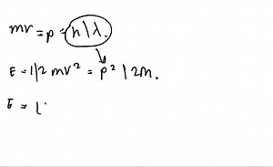 Derive the expression for the energy of a particle in a one-dimensional box using the de Broglie formula. | Numerade