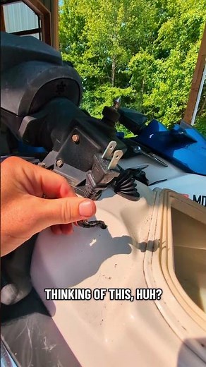 A Household Plug in a Jet Ski?! ⚡🤯 #diyfail #diyfails #seadoo #pwc #jetski #ocmd #seadoolife
