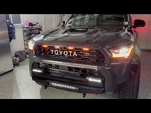 DIY How to Install Amber Raptor Lights on Your 6th Gen 2025 Toyota 4Runner TRD Pro Hybrid!