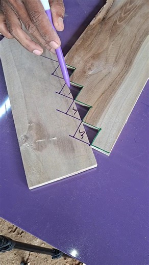 how to make a five-level angle #shortsviral #woodworking