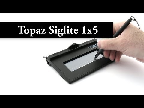 Topaz SigLite 1x5 - USB - T-S460-HSB-R - Signature Pad